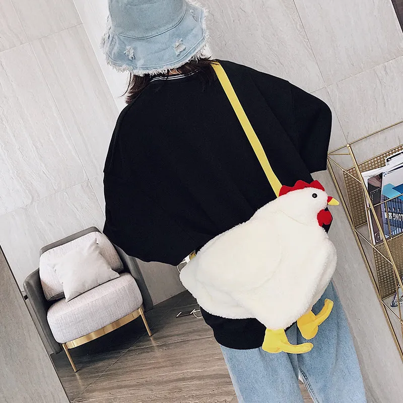 Cartoon Plush Shoulder Bag Messenger Bag Wild Net Red Girl Tide Bag Leisure