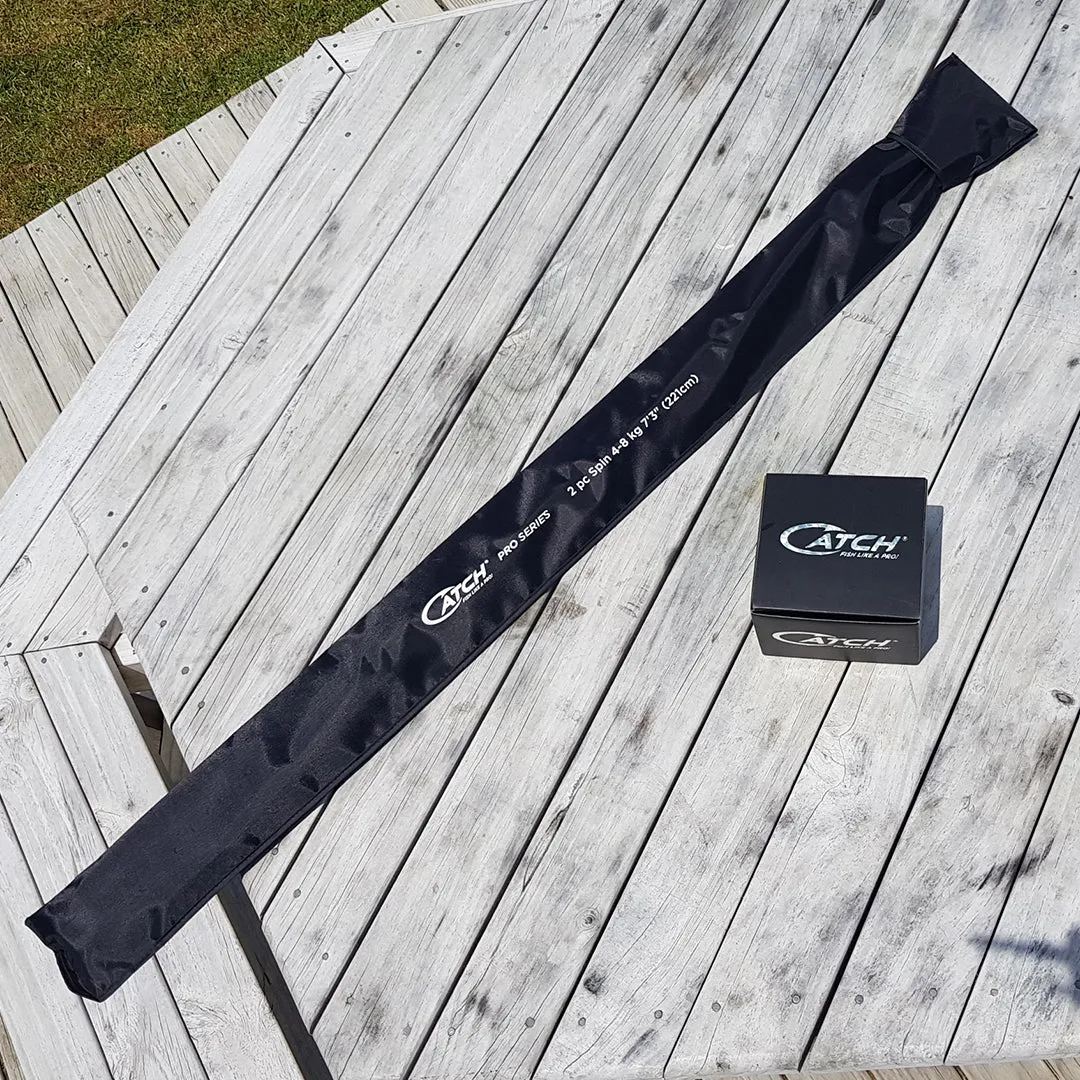 Catch Softbait Combo S3000    Softbait Spin Rod with Braid 8kg Drag 7ft 3in 2 Piece 4-8kg