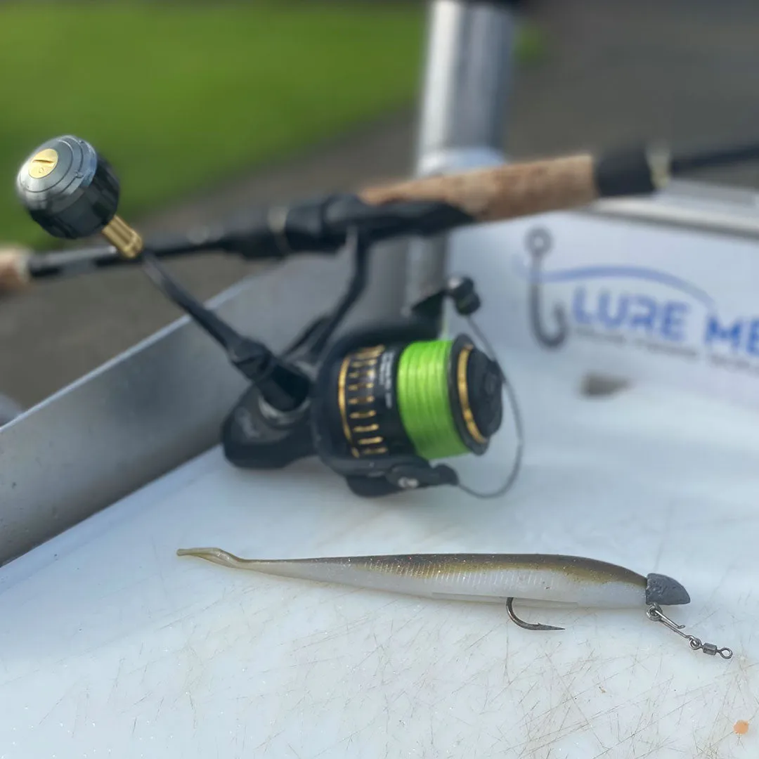 Catch Softbait Combo S3000    Softbait Spin Rod with Braid 8kg Drag 7ft 3in 2 Piece 4-8kg
