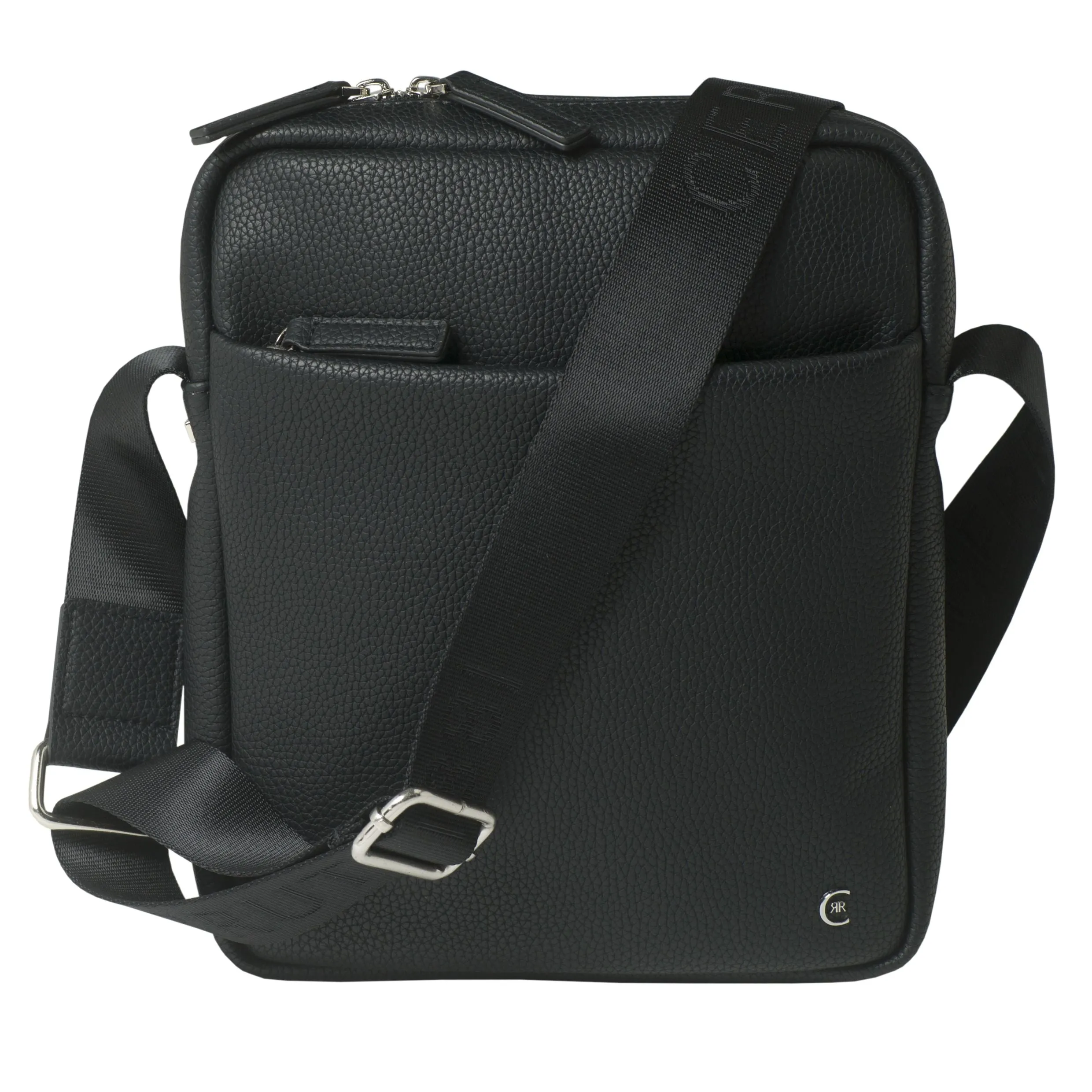 CERRUTI 1881 NPCFRT711A-Set Hamilton Black (cosmetic bag, reporter bag, trolley & umbrella)