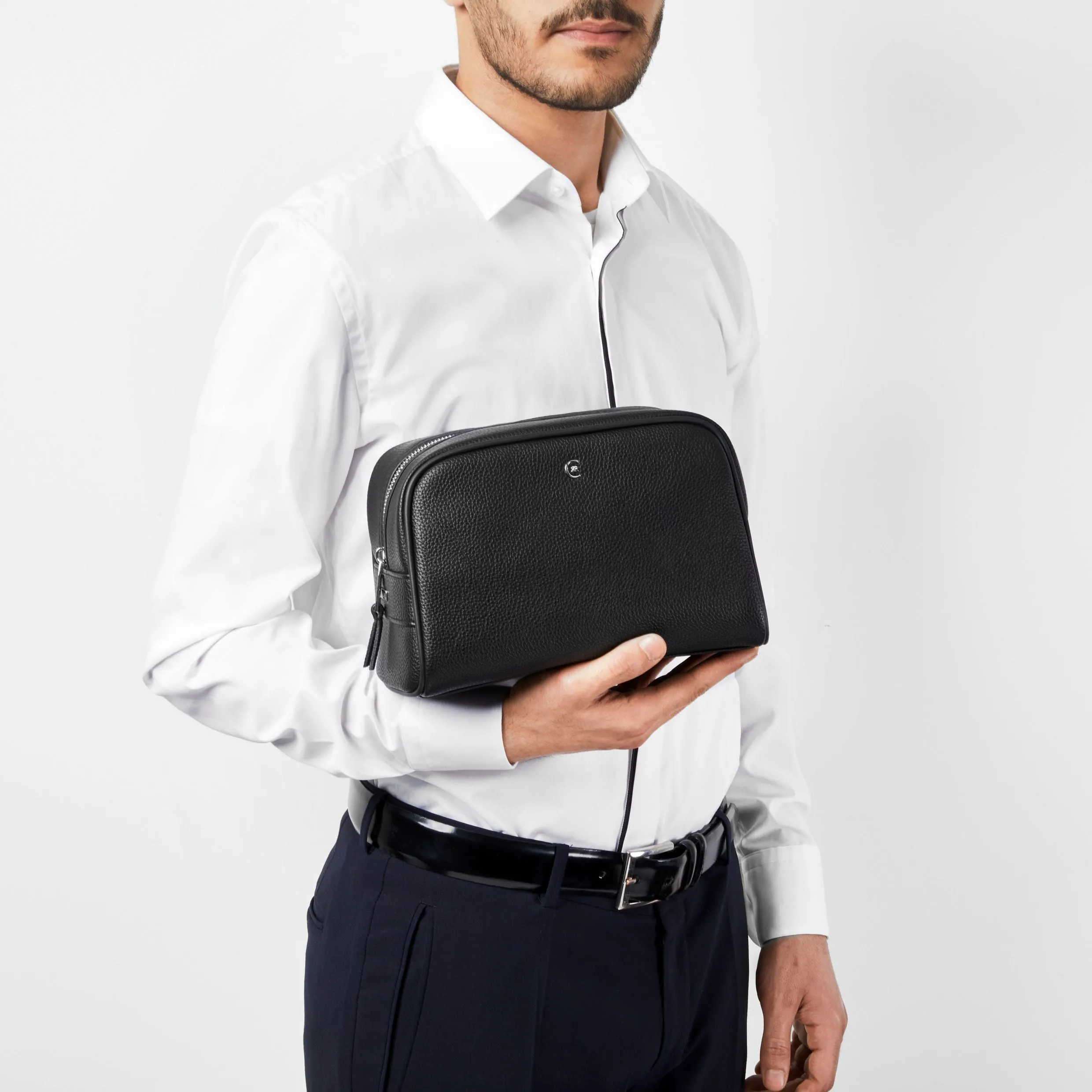 Cerruti 1881 NTC711A -Dressing case Hamilton Black