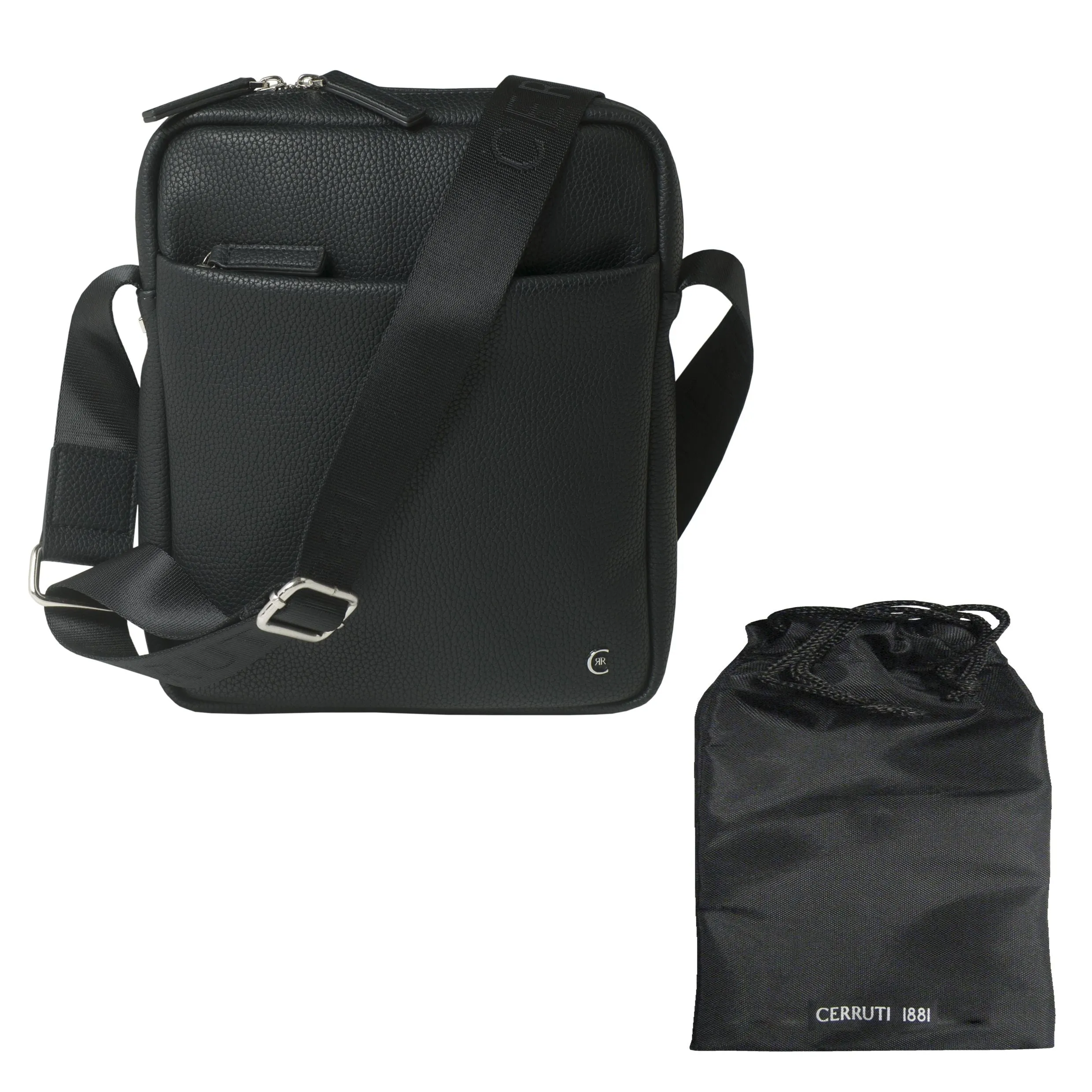 Cerruti 1881 NTR711A-Reporter bag Hamilton Black