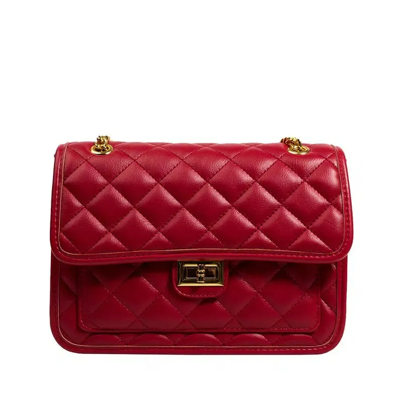 Chain Strap Quilted Shoulder Bag
