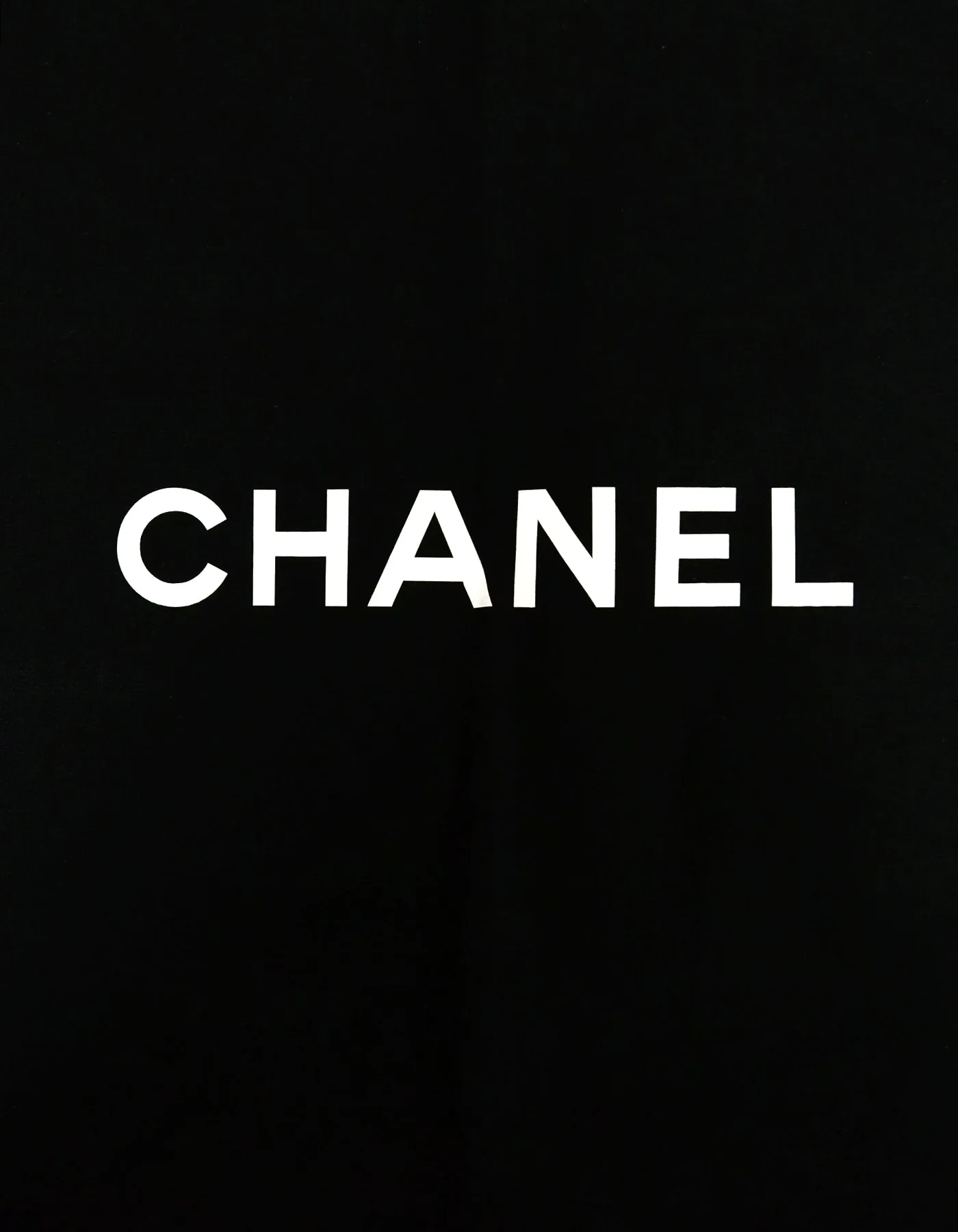 Chanel Black Canvas Garment Bag