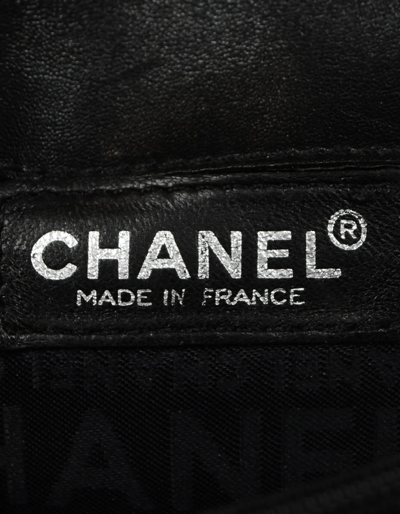 Chanel Black Smooth Leather 2.55 Reissue Lock Belt Bag w/ Chain