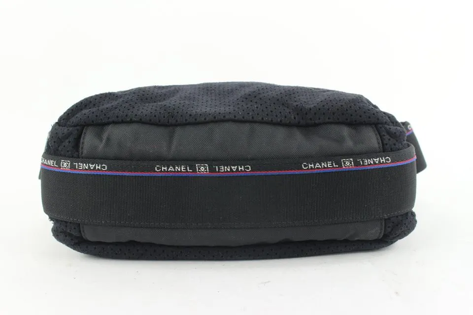 Chanel CC Logo Perforated Sports Messenger Bag 619cas616