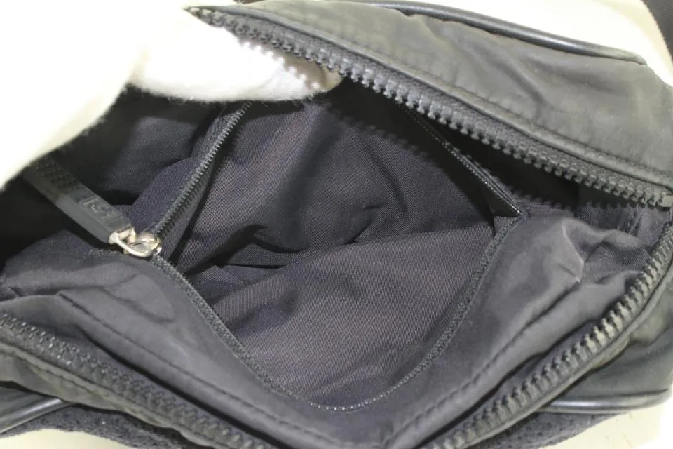 Chanel CC Logo Perforated Sports Messenger Bag 619cas616