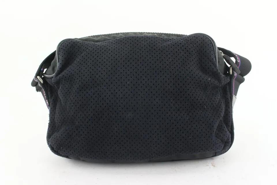 Chanel CC Logo Perforated Sports Messenger Bag 619cas616