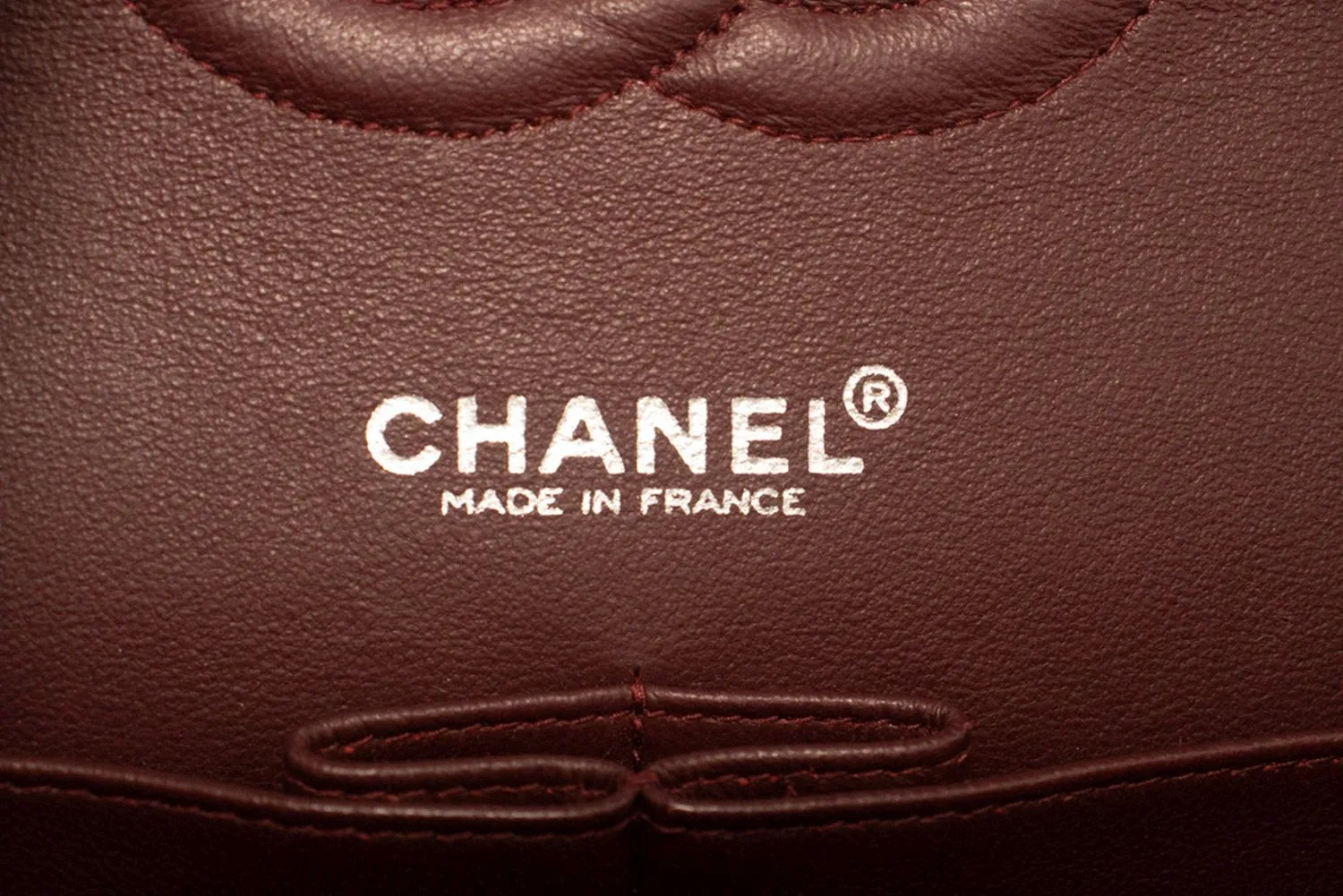 CHANEL Classic Double Flap 10" Silver Chain Shoulder Bag Black Lam n65