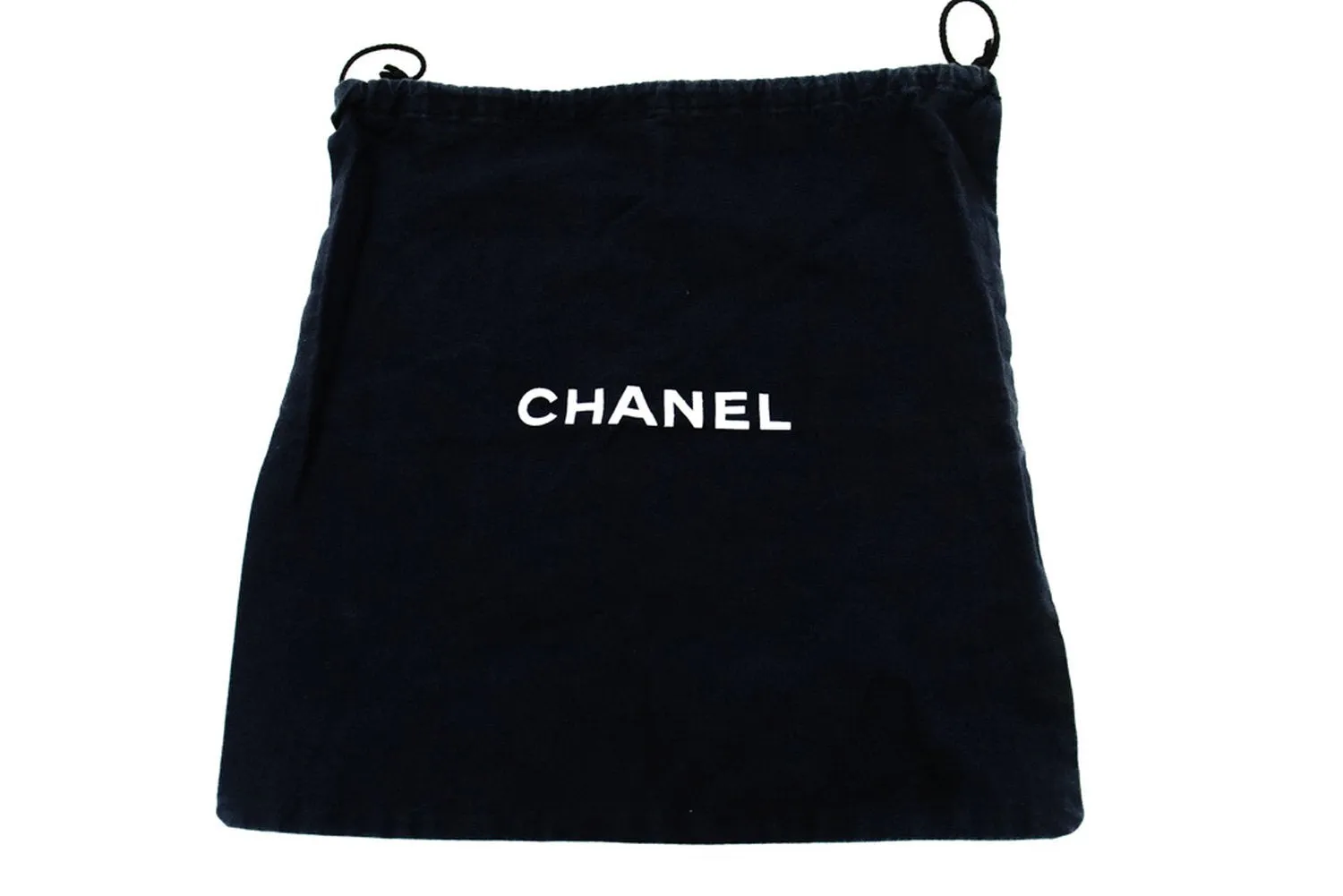 CHANEL Classic Double Flap 9" Chain Shoulder Bag Black Lambskin m67