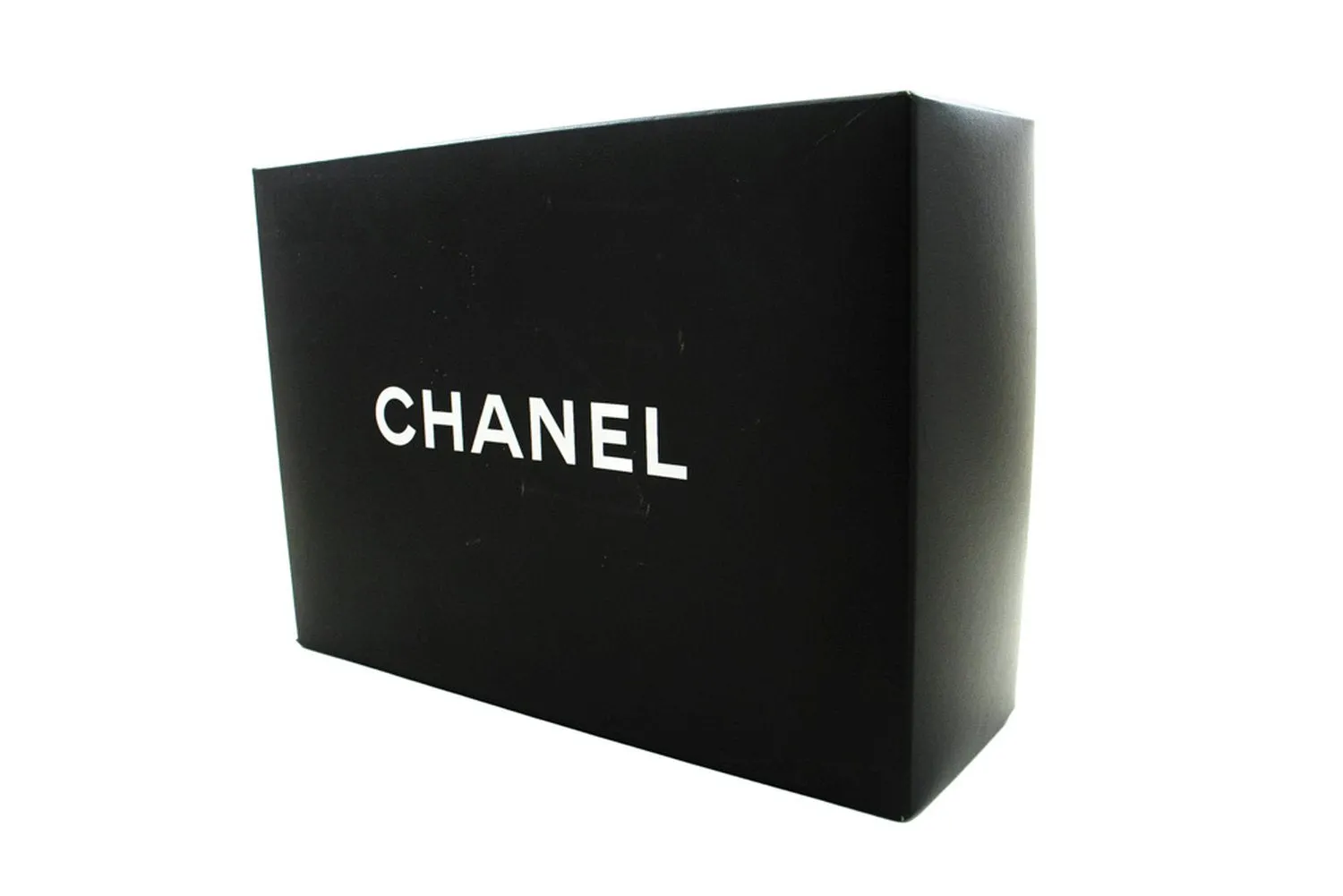 CHANEL Classic Double Flap 9" Chain Shoulder Bag Black Lambskin m67