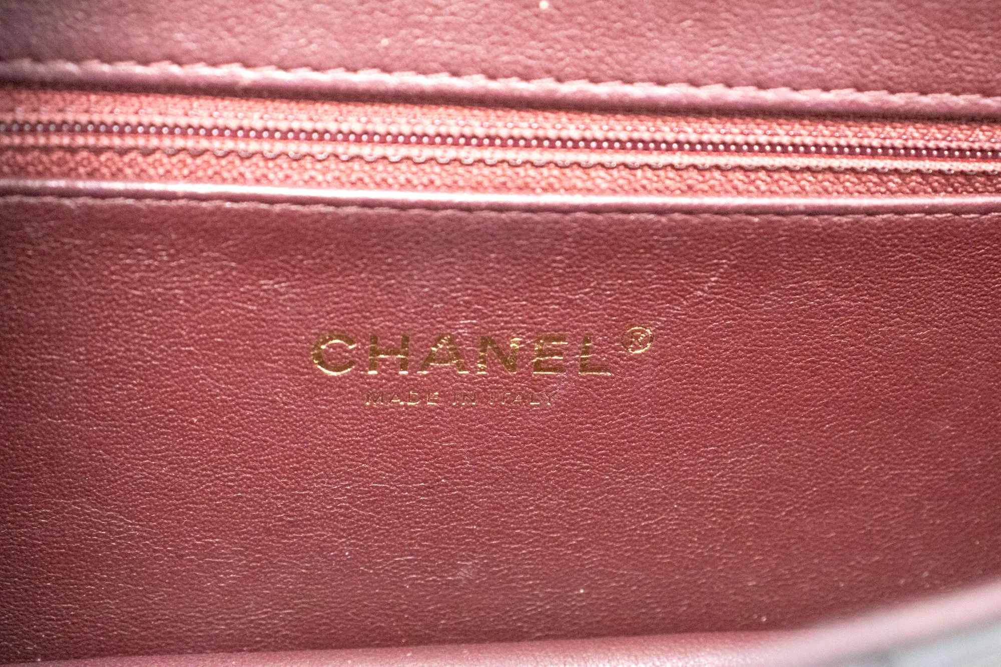 CHANEL Mini Calfskin Chain Shoulder Bag Black Quilted Flap Leather n59