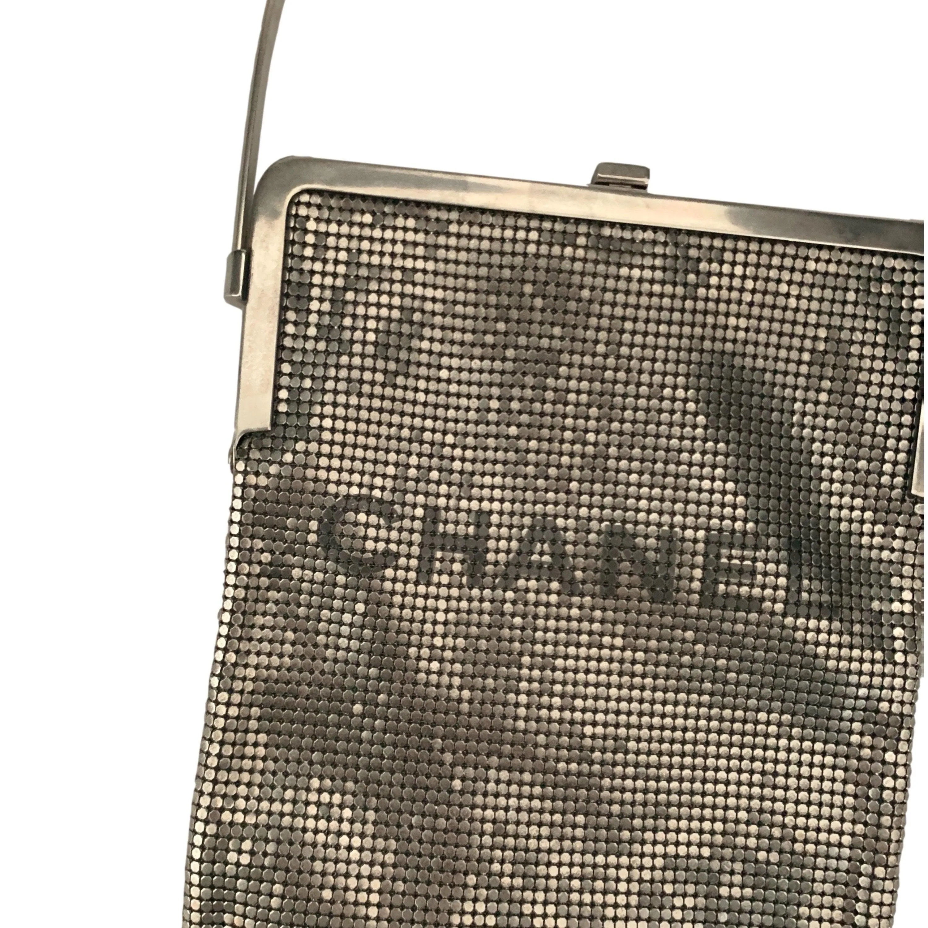 Chanel Structured Chain Mail Top Handle Bag