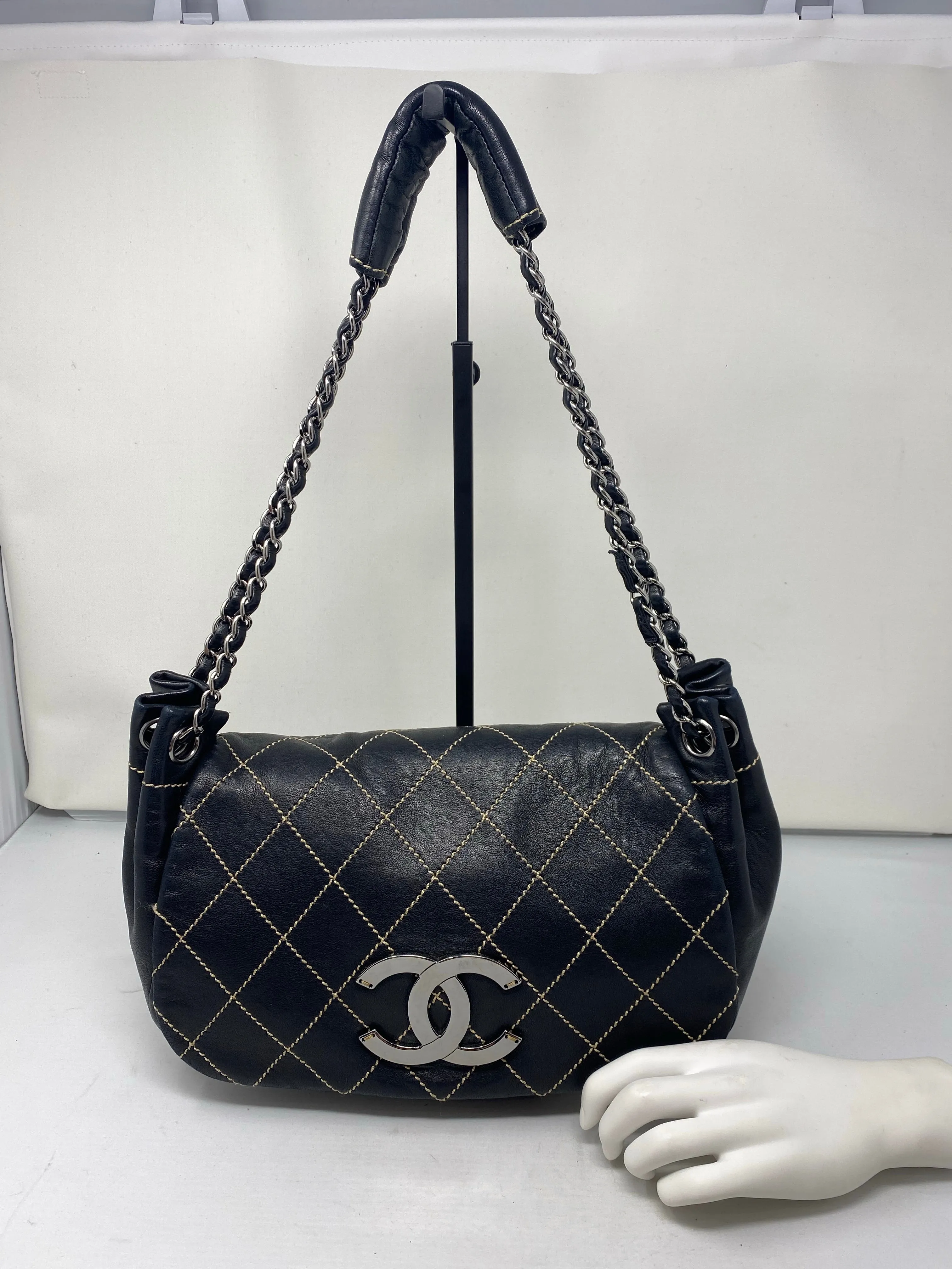 Chanel Surpique Accordion Bag