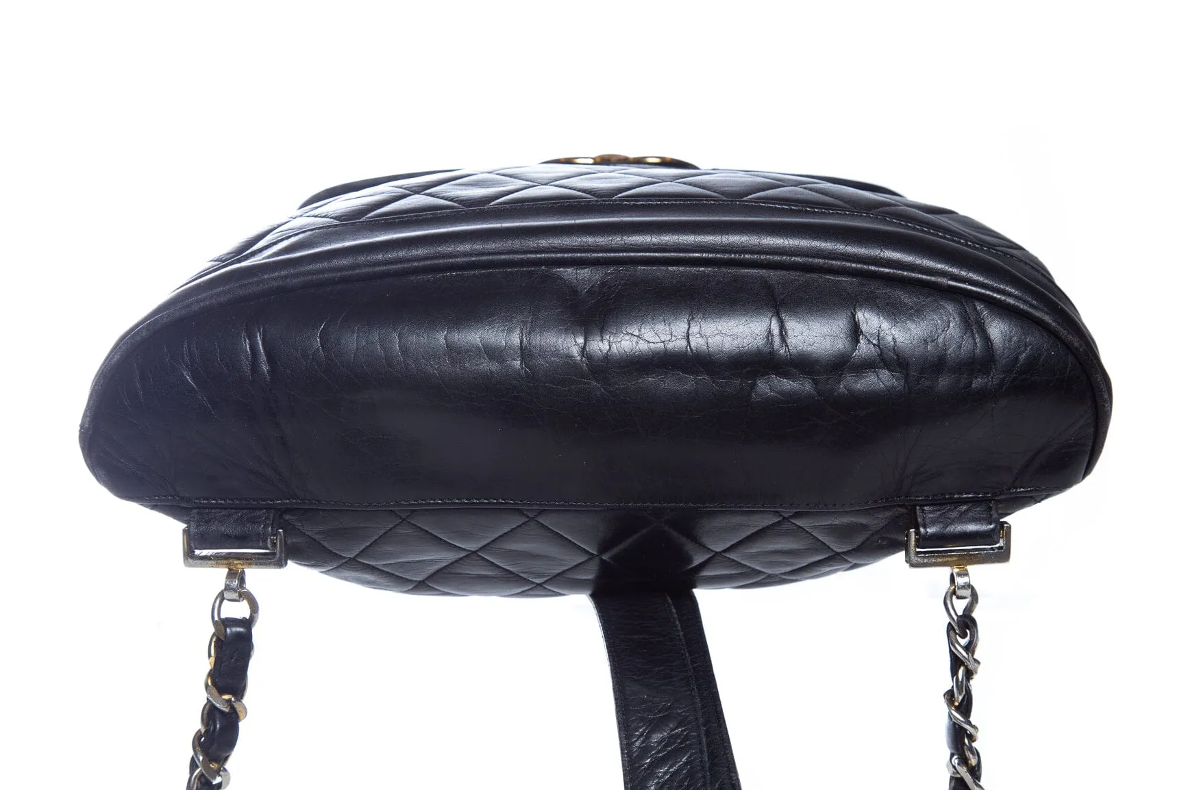 Chanel Vintage 1989/91 Black Quilted Backpack