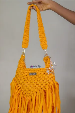 'Chauntel' boho bag in Butterscotch