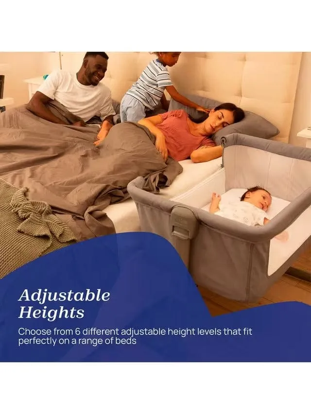 Chicco Next2Me Essential Bedside Crib - Dune Re-Lux