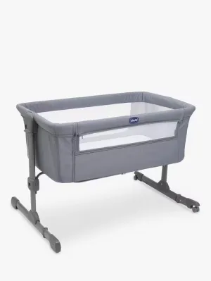 Chicco Next2Me Essential Bedside Crib - Stone Re_Lux
