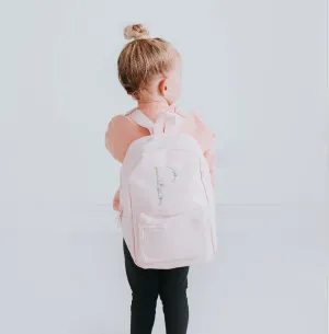 Children's Floral Initial Personalised Backpack
