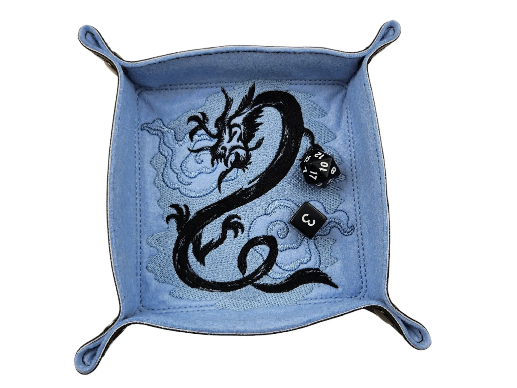 Chinese Black Dragon Dice Tray