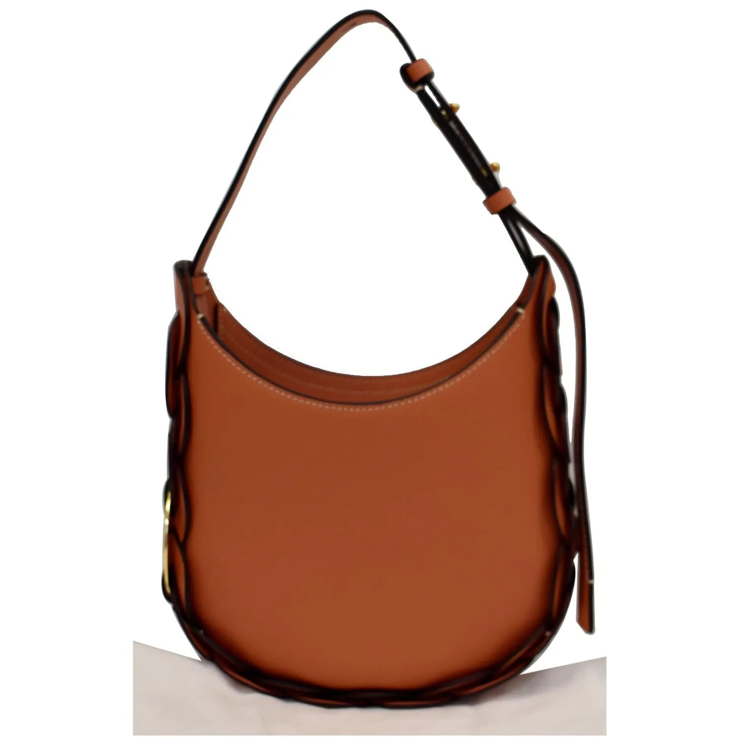 CHLOE Darryl Small Grain Leather Hobo/Shoulder Bag Orange - 25% OFF