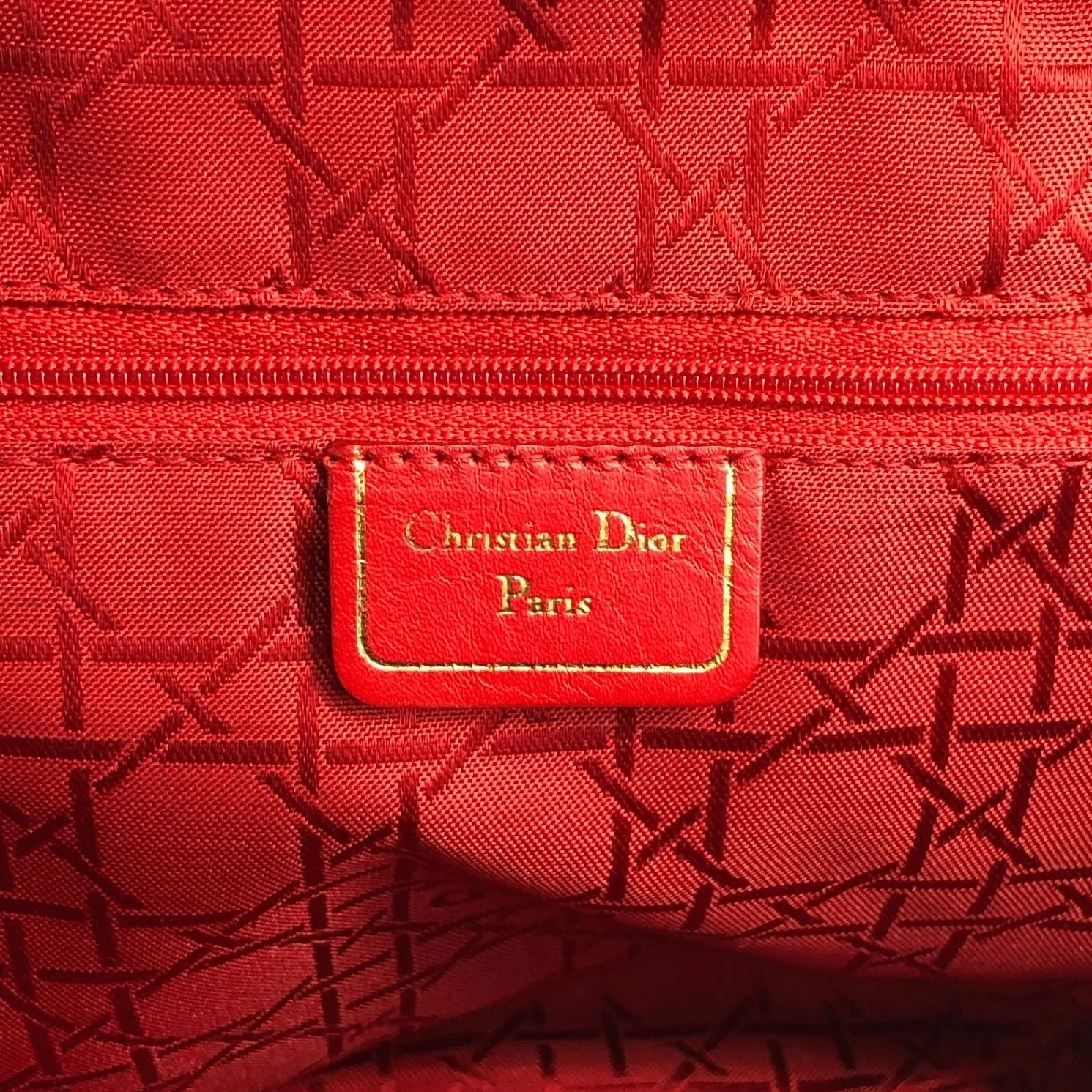 Christian Dior Logo Charm Backpack Black Vintage bbazr2