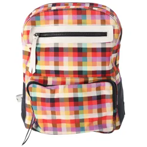 Christian Louboutin Aliosha Backpack Nylon Carreaux Multicolor Plaid