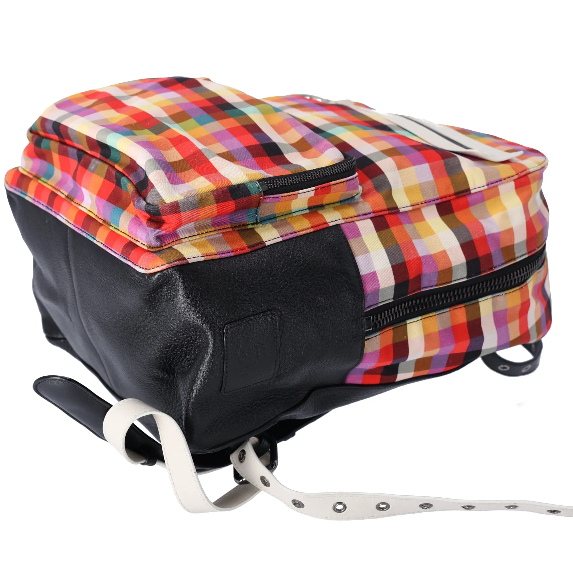 Christian Louboutin Aliosha Backpack Nylon Carreaux Multicolor Plaid