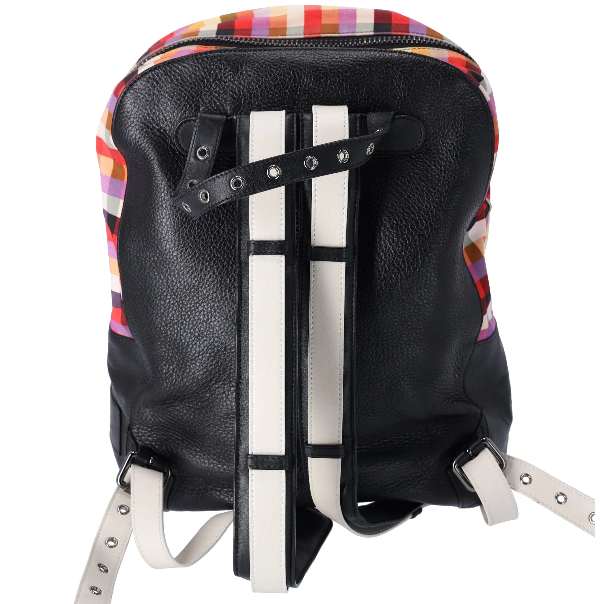 Christian Louboutin Aliosha Backpack Nylon Carreaux Multicolor Plaid