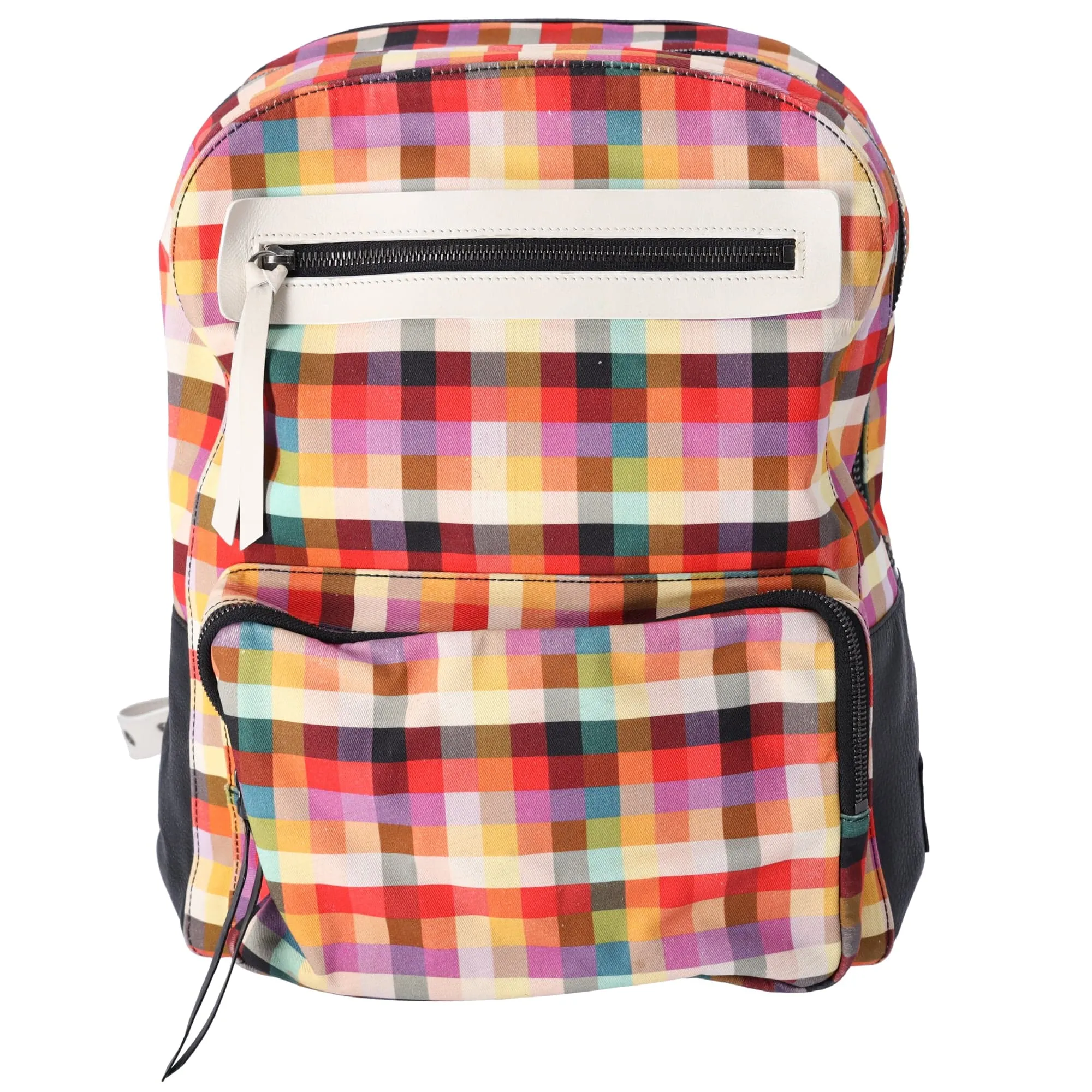 Christian Louboutin Aliosha Backpack Nylon Carreaux Multicolor Plaid