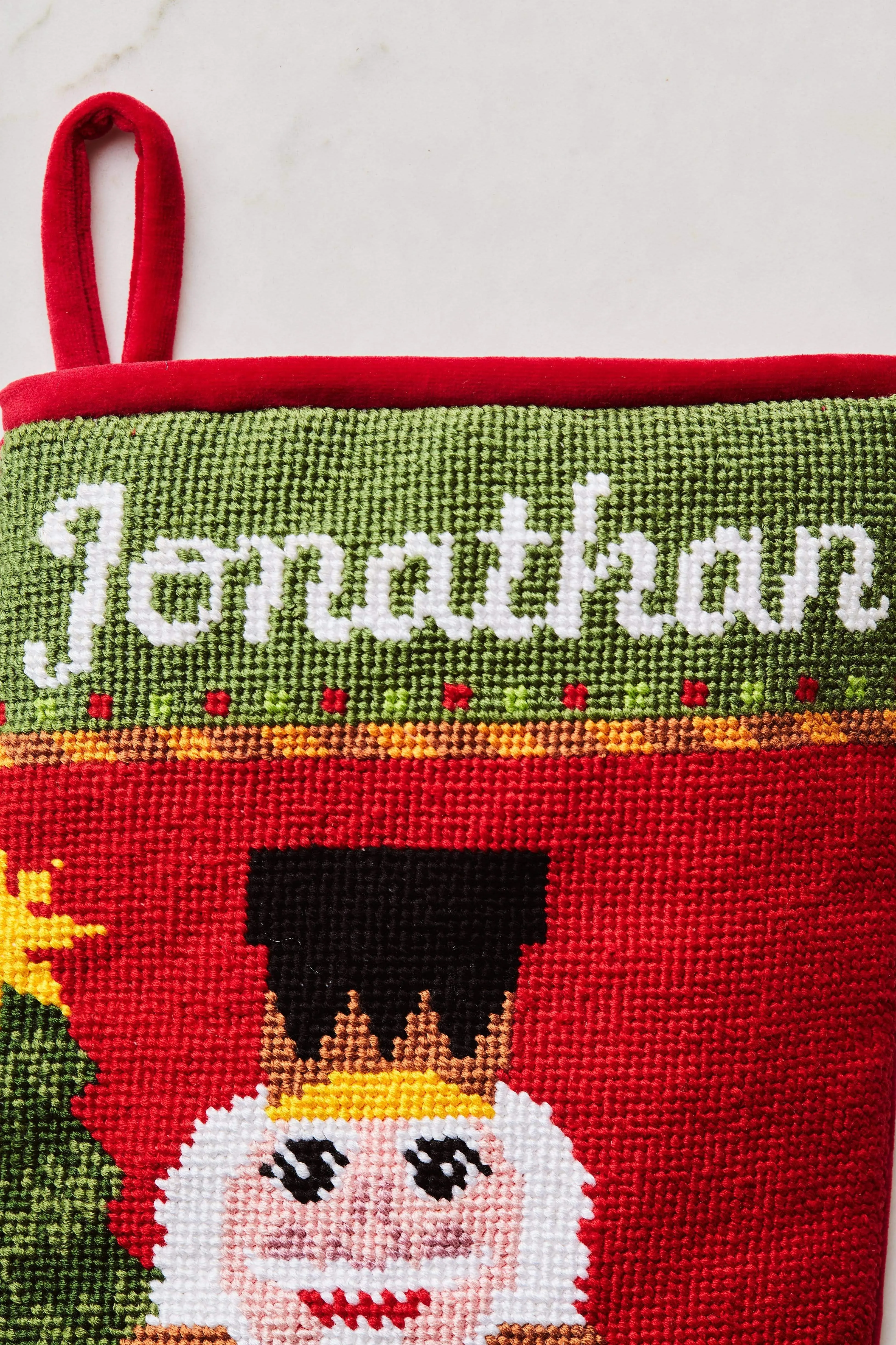 Christmas Cardinal Full Size Stocking