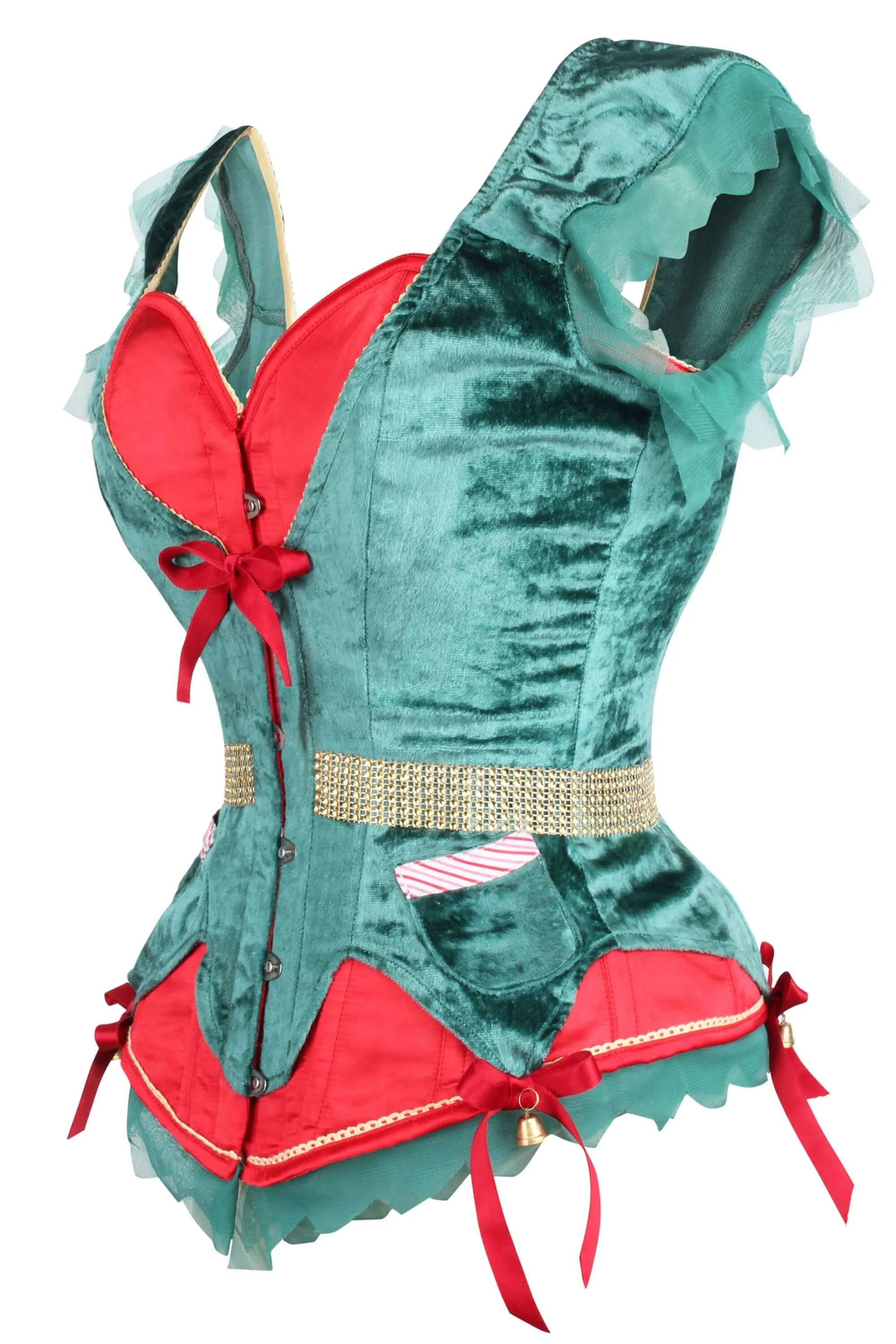 Christmas Elf Steel Boned Corset