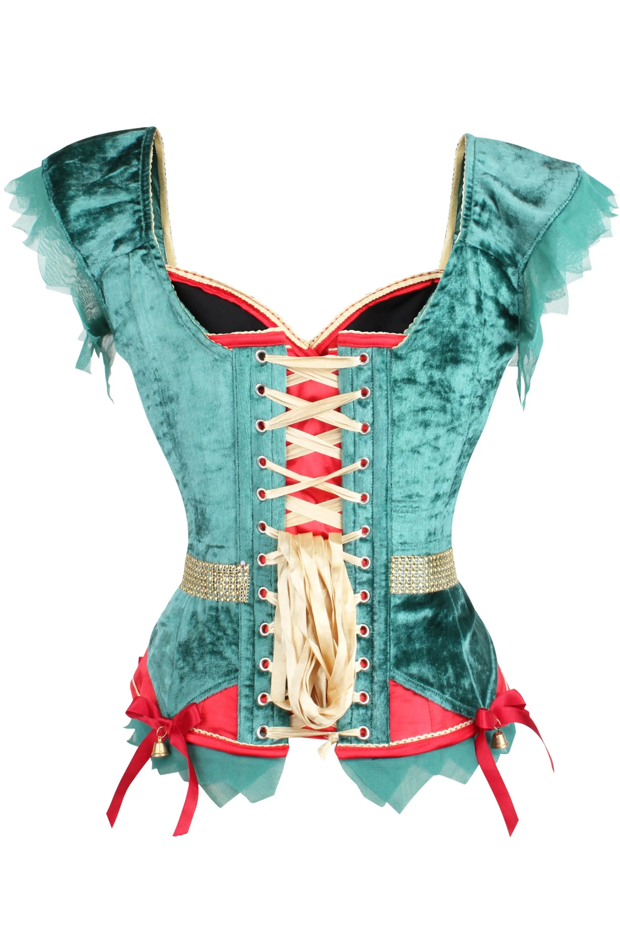 Christmas Elf Steel Boned Corset