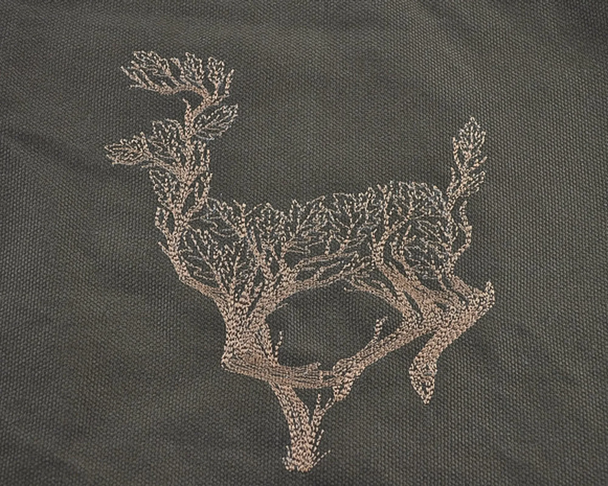 Cinch Bag with Stag