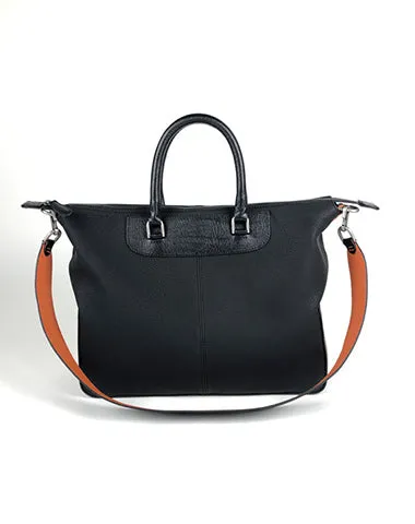 Classic Large Womens Pink Leather Work Handbag Purse Leather Shoulder Purse Bag for Ladies