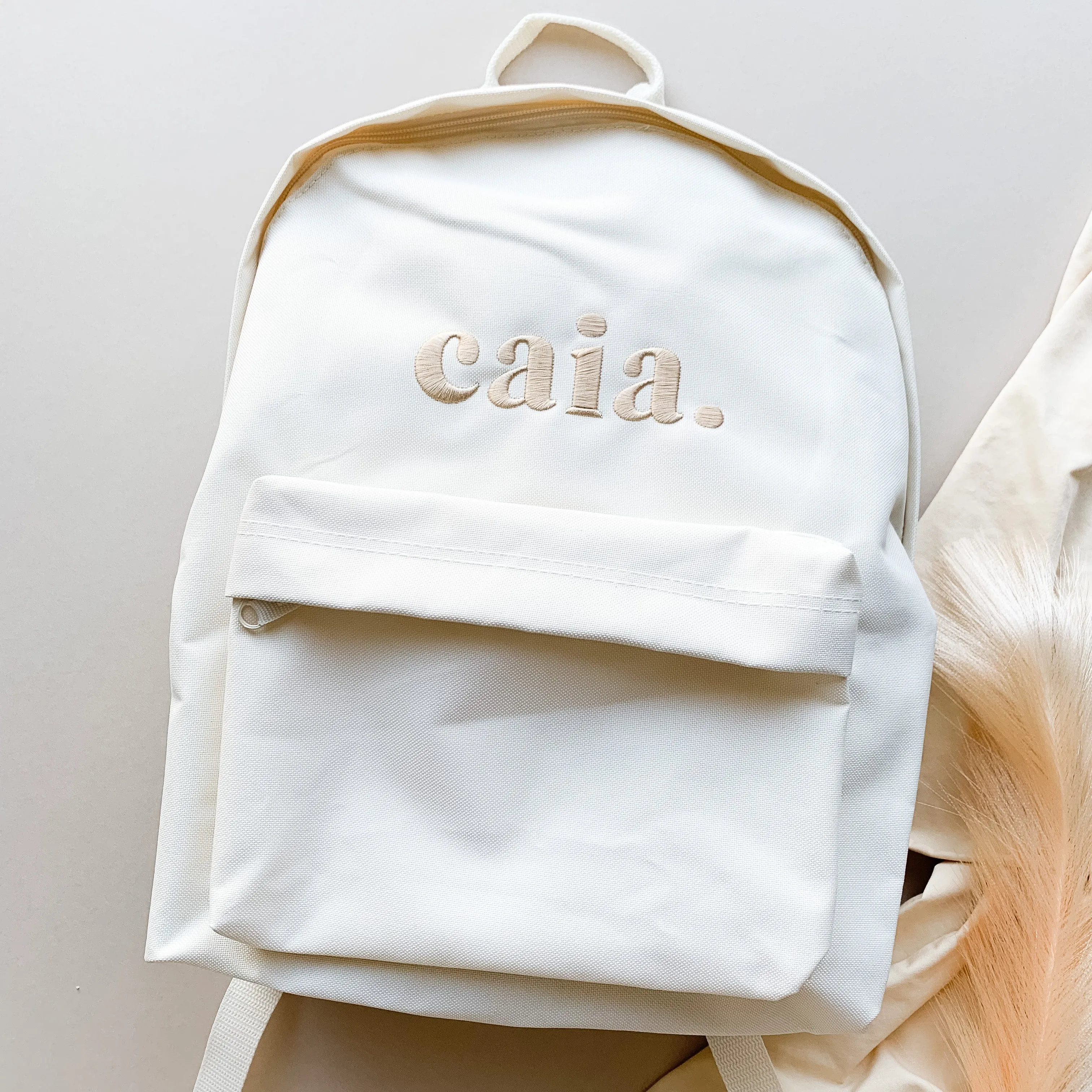 Classic Name backpack - embroidered
