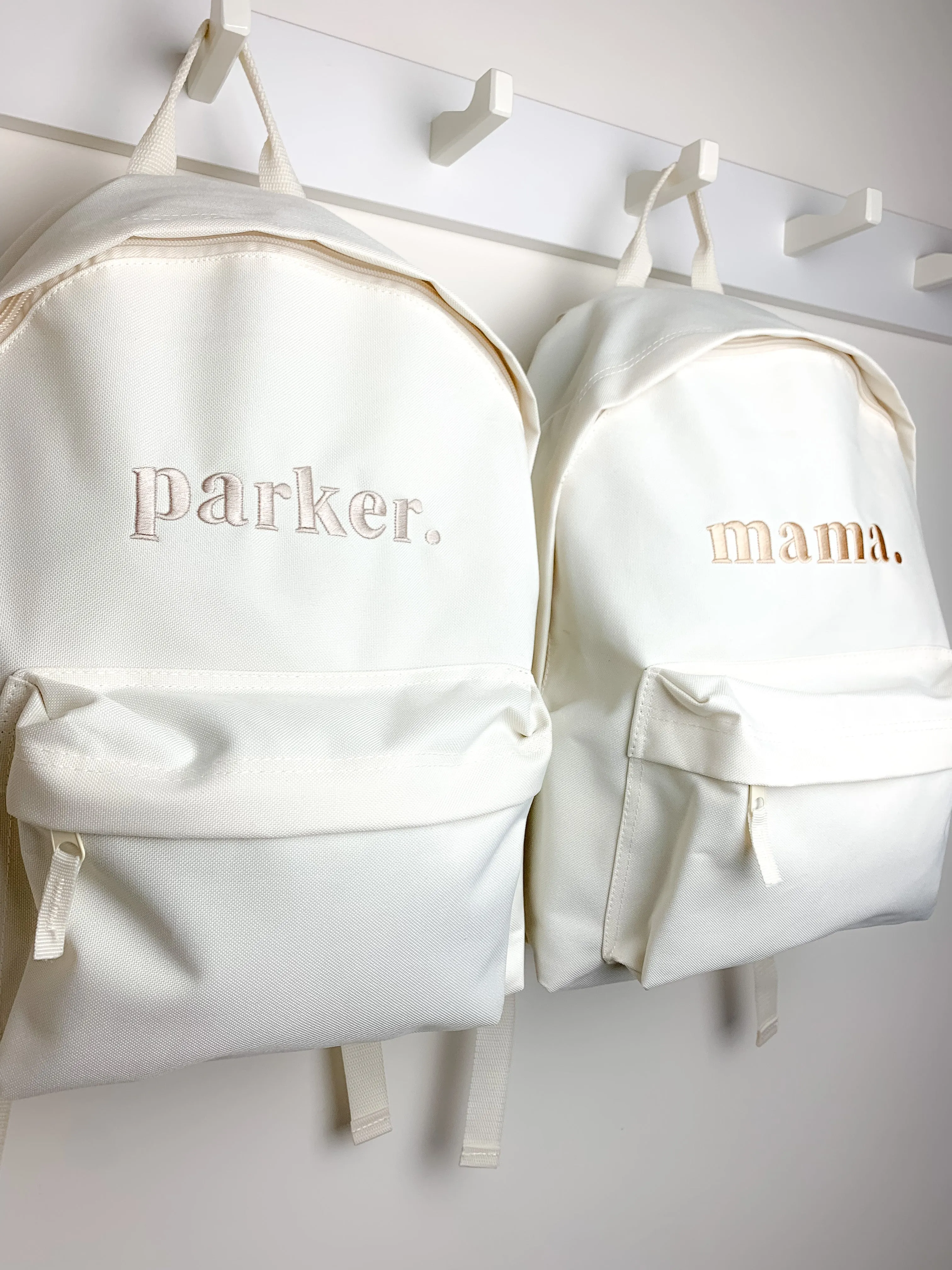Classic Name backpack - embroidered