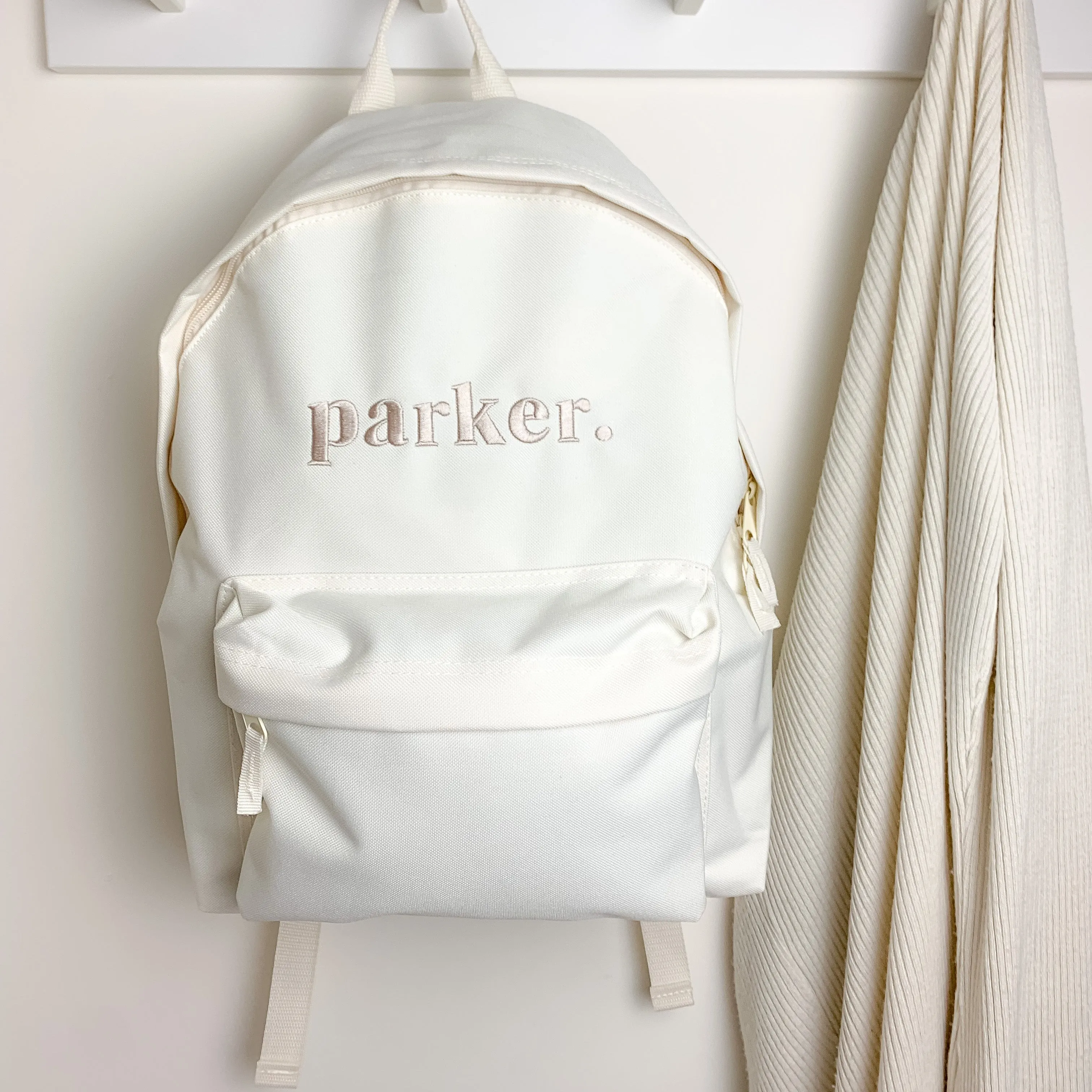 Classic Name backpack - embroidered