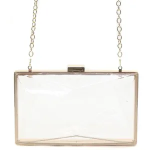 Clear Clutch Messenger Bag