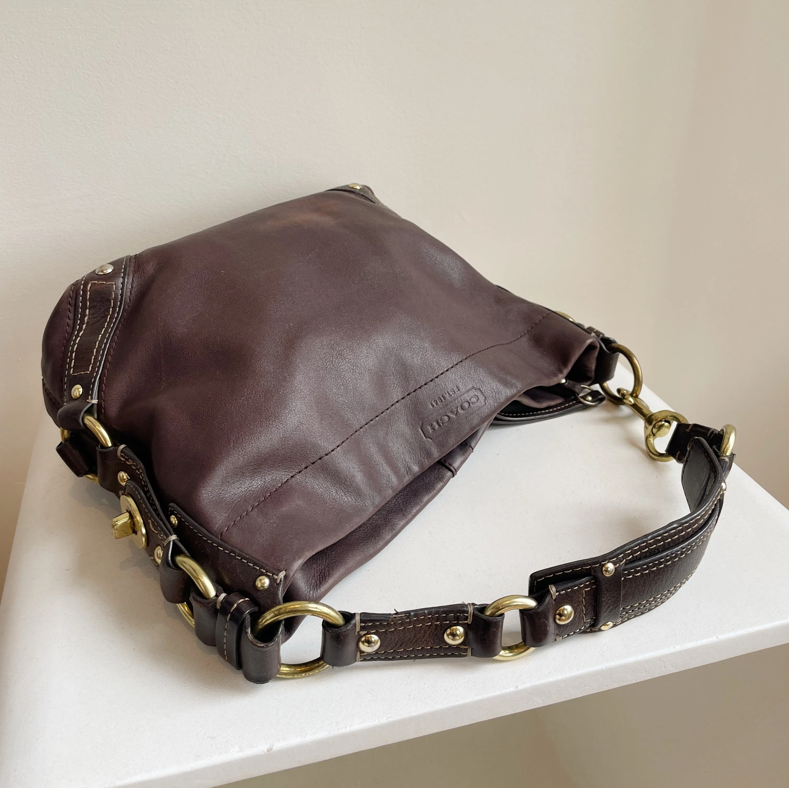 Coach Leather Shoulder Bag