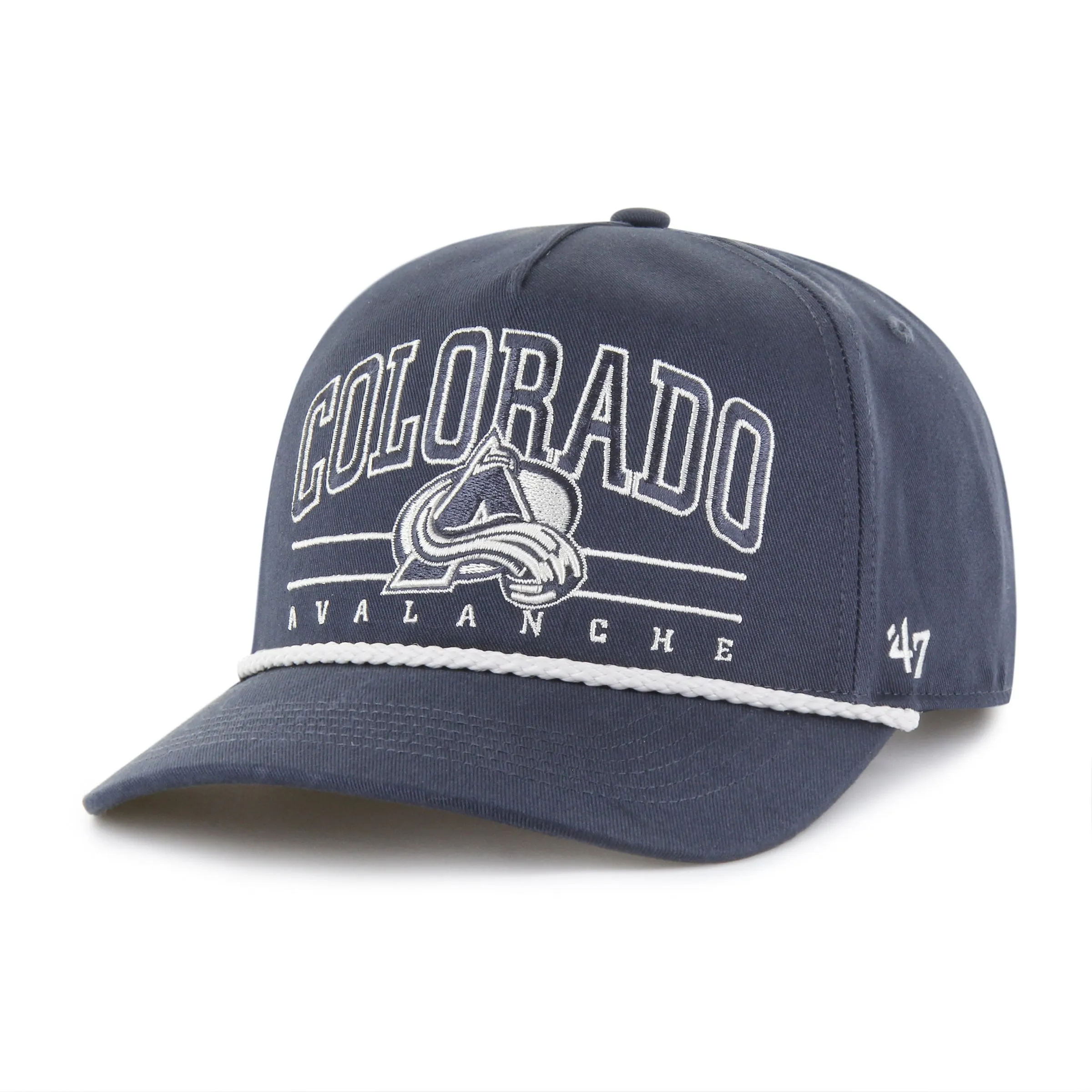COLORADO AVALANCHE ROSCOE ROPE TWO TONE '47 HITCH