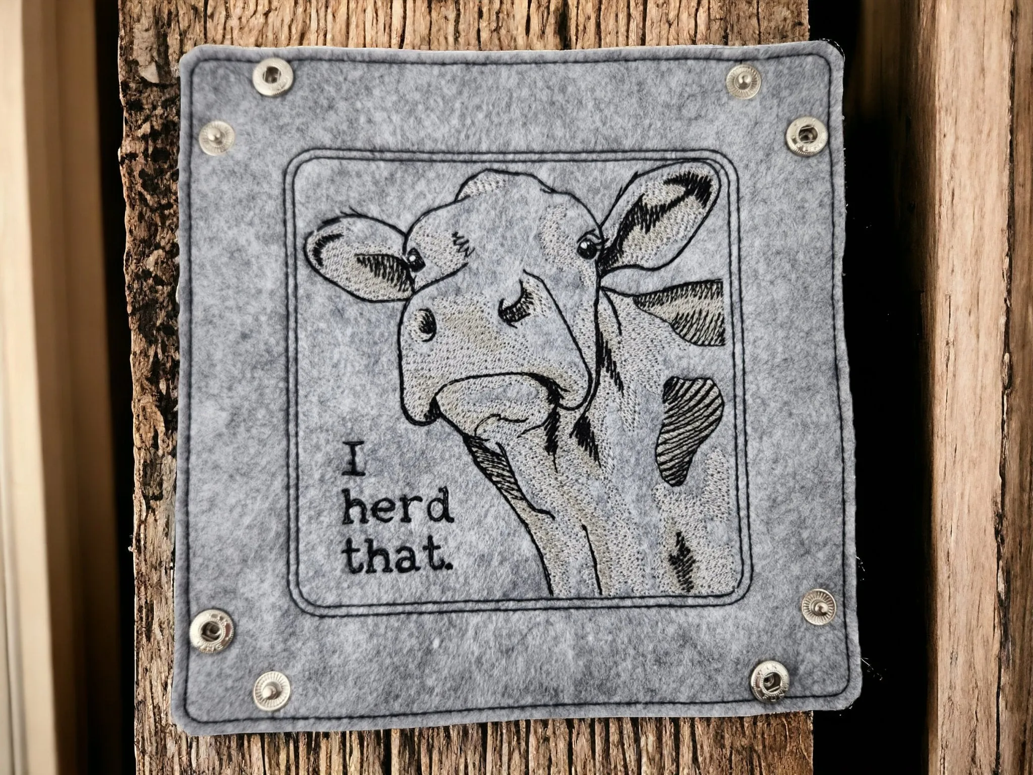 Cow dice tray