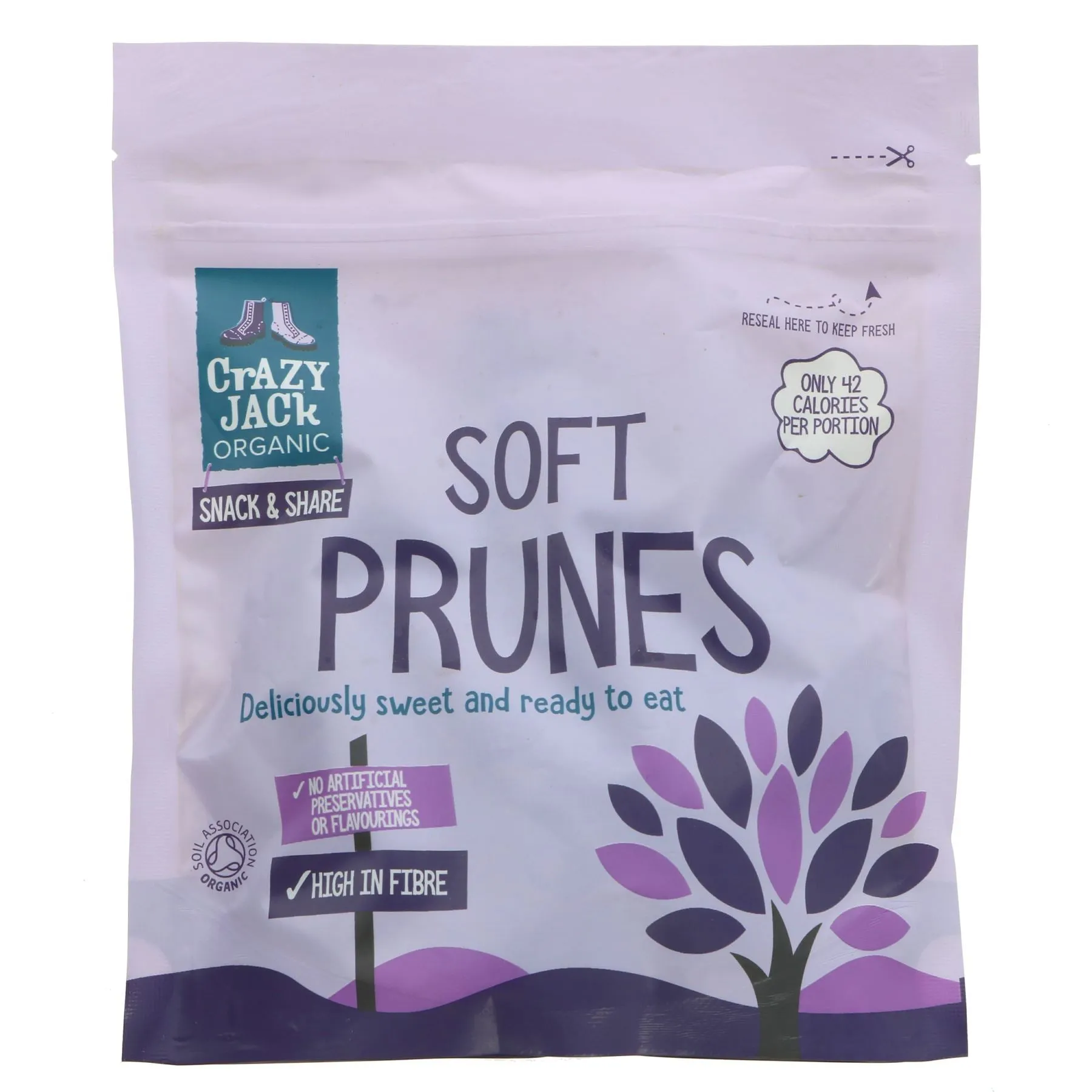 Crazy Jack | Organic Ready To Eat Prunes | 200g