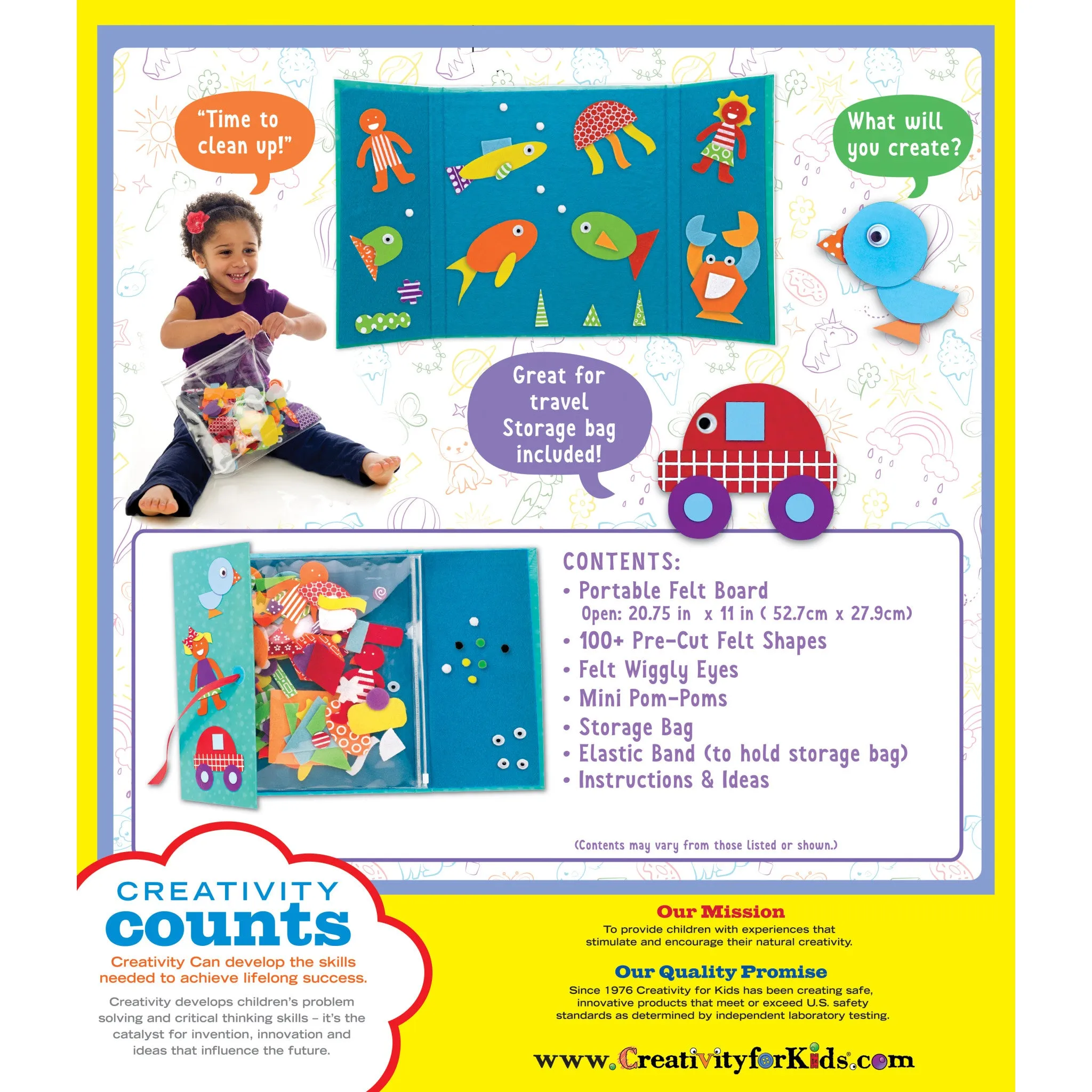 Creativity for Kids Fun Felt Shapes