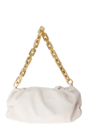 Creme Dumpling Chain Bag