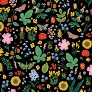 Curio - Black Metallic  -- Curio by Rifle Paper Co. for C   Steel
