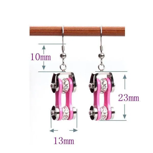 Cycolinks Bicycle Chain Link Earrings