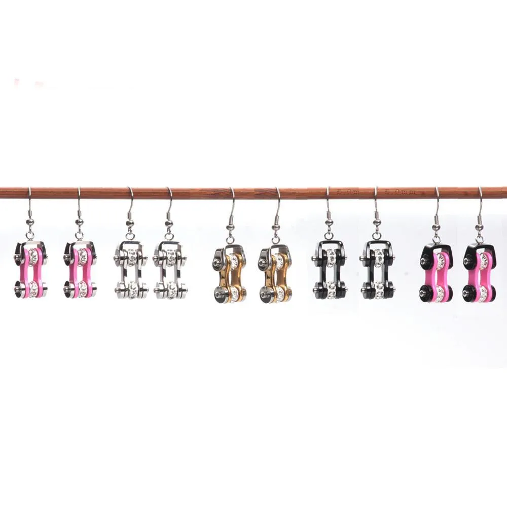 Cycolinks Bicycle Chain Link Earrings