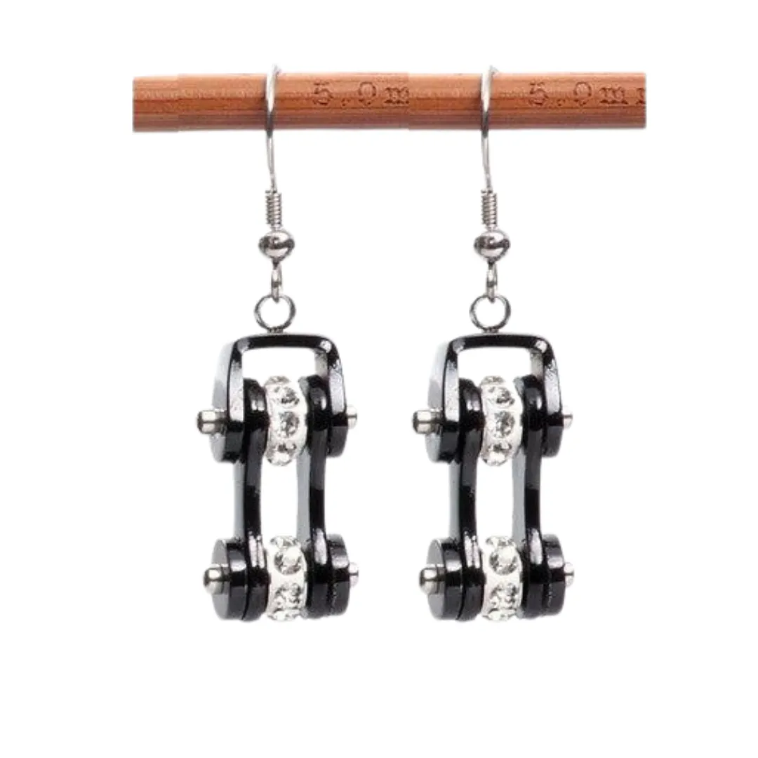 Cycolinks Bicycle Chain Link Earrings