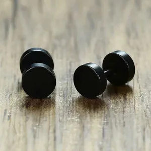 Cycolinks Circle Stainless Steel Stud Earrings